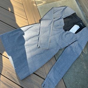NWT ZARA SUITDRESS GREY